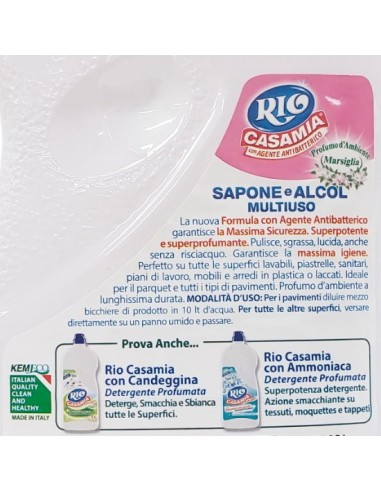 rio casamia 1250ml agrumi - pavimenti e superfici - con alcool e sapone: tuttocasashop.it: pulizia e cura della casa