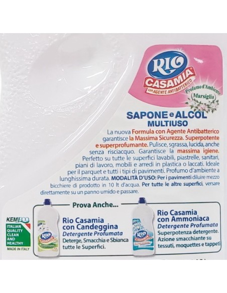 rio casamia 1250ml agrumi - pavimenti e superfici - con alcool e sapone: tuttocasashop.it: pulizia e cura della casa