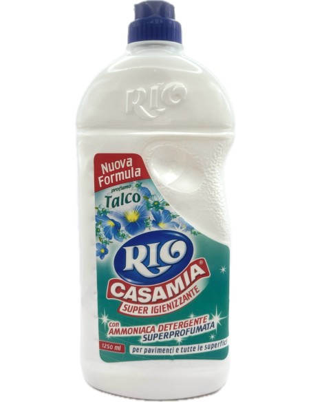 rio casamia 1250ml talco - pavimenti e superfici - con ammoniaca detergente: tuttocasashop.it: pulizia e cura della casa
