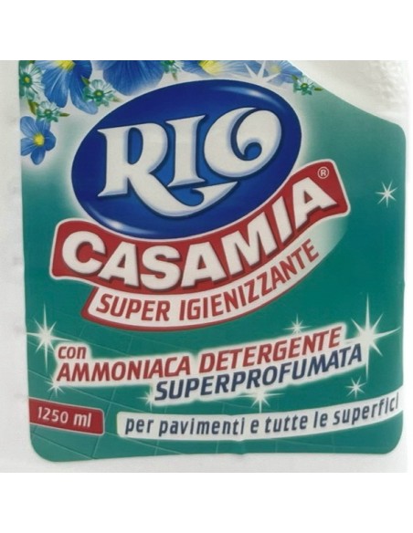 rio casamia 1250ml talco - pavimenti e superfici - con ammoniaca detergente: tuttocasashop.it: pulizia e cura della casa