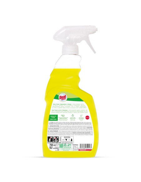 dual power sgrassatore universale spray 750ml - limone: tuttocasashop.it: pulizia e cura della casa