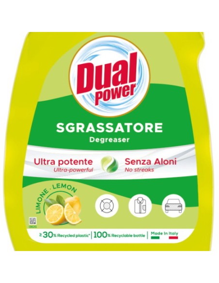 dual power sgrassatore universale spray 750ml - limone: tuttocasashop.it: pulizia e cura della casa
