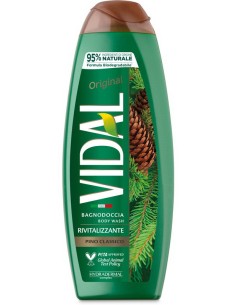 vidal bagnodoccia 500ml - rivitalizzante - original - pino classico: tuttocasashop.it: igiene e cura della persona
