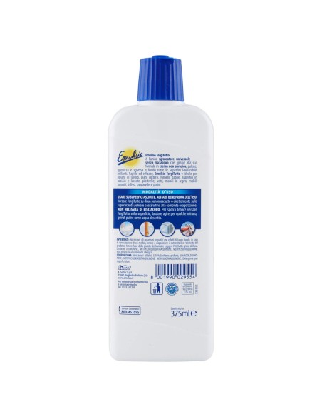 emulsio tergitutto sgrassatore 375ml - detergente multiuso: tuttocasashop.it: pulizia e cura della casa