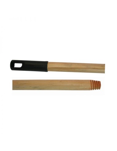 manico scopa legno 130cm con appendino - attacco universale a vite: tuttocasashop.it: pulizia e cura della casa