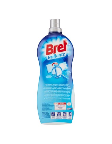 bref detergente liquido per pavimenti 1.25l - brillante - blu: tuttocasashop.it: pulizia e cura della casa