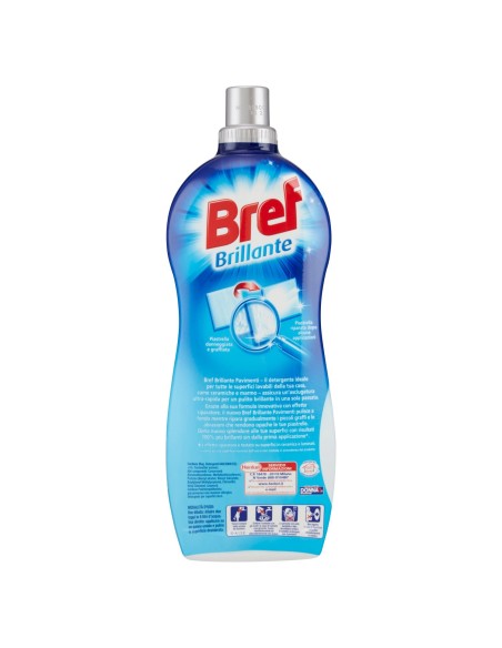 bref detergente liquido per pavimenti 1.25l - brillante - blu: tuttocasashop.it: pulizia e cura della casa