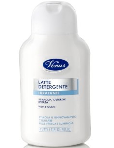 venus latte detergente per viso e occhi - 200ml - strucca deterge idrata: tuttocasashop.it: igiene e cura della persona