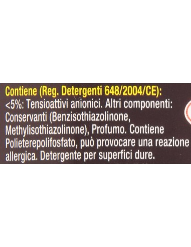 bref detergente liquido per pavimenti 125l - superfici pregiate: tuttocasashop.it: pulizia e cura della casa