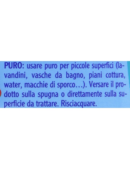 spic&span detergente liquido per pavimenti 1l - talco: tuttocasashop.it: pulizia e cura della casa