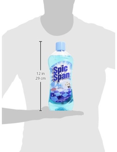 spic&span detergente liquido per pavimenti 1l - talco: tuttocasashop.it: pulizia e cura della casa