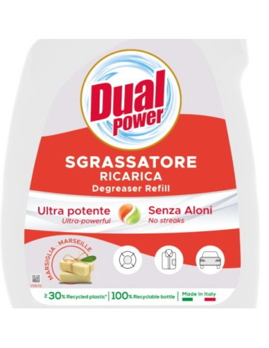 dual power sgrassatore universale spray 750ml - marsiglia - ricarica: tuttocasashop.it: pulizia e cura della casa