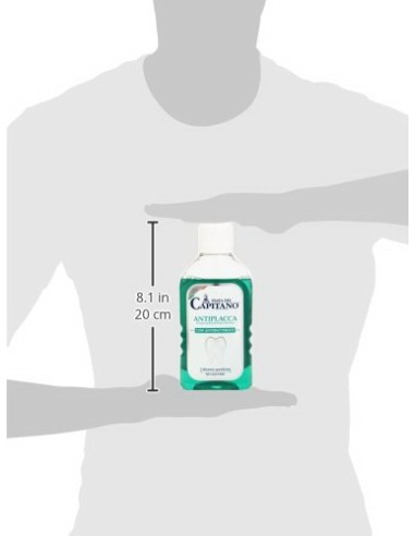 pasta del capitano collutorio per igiene dentale 400ml - anti placca: tuttocasashop.it: igiene e cura della persona