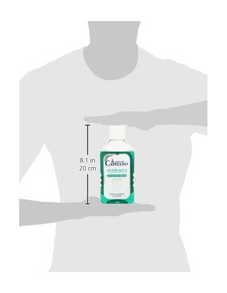 pasta del capitano collutorio per igiene dentale 400ml - anti placca: tuttocasashop.it: igiene e cura della persona