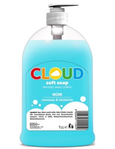 cloud sapone liquido - 1 litro - con erogatore - noir: tuttocasashop.it: igiene e cura della persona