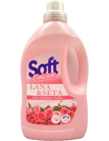 soft detersivo liquido per capi delicati 1 litro - 16 lavaggi - classico: tuttocasashop.it: prodotti per bucato e tessuti