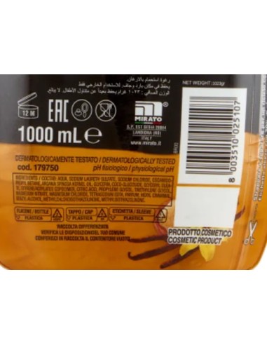 malizia bagnoschiuma 1000ml - argan e vaniglia: tuttocasashop.it: igiene e cura della persona