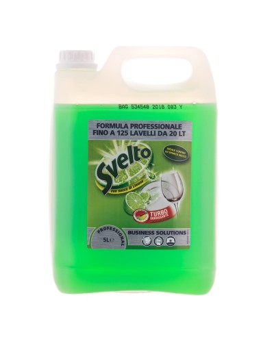 svelto detersivo per piatti e stoviglie - 5 litri - limone - professional: tuttocasashop.it: pulizia e cura della casa