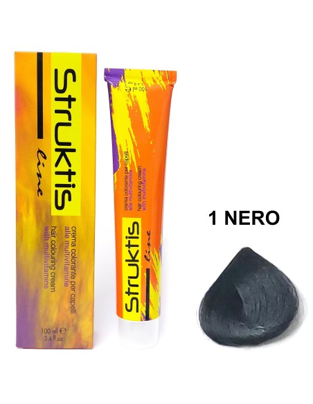 struktis crema colorante 100ml - 1 nero: tuttocasashop.it: igiene e cura della persona