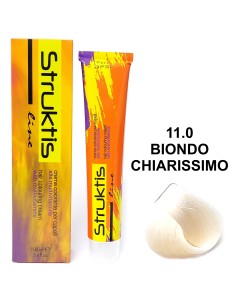 struktis crema colorante 100ml - 11.0 biondo chiarissimo: tuttocasashop.it: igiene e cura della persona