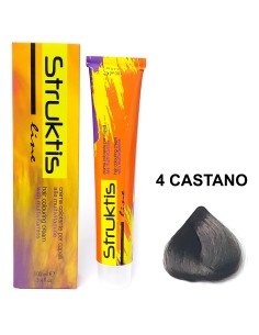 struktis crema colorante 100ml - 4 castano: tuttocasashop.it: igiene e cura della persona