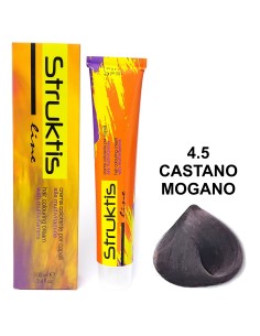 struktis crema colorante 100ml - 4.5 castano mogano: tuttocasashop.it: igiene e cura della persona