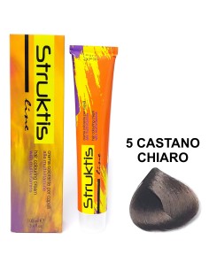 struktis crema colorante 100ml - 5 castano chiaro: tuttocasashop.it: igiene e cura della persona