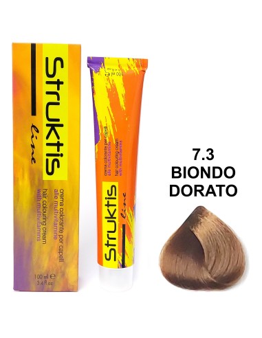 struktis crema colorante 100ml - 7.3 biondo dorato: tuttocasashop.it: igiene e cura della persona