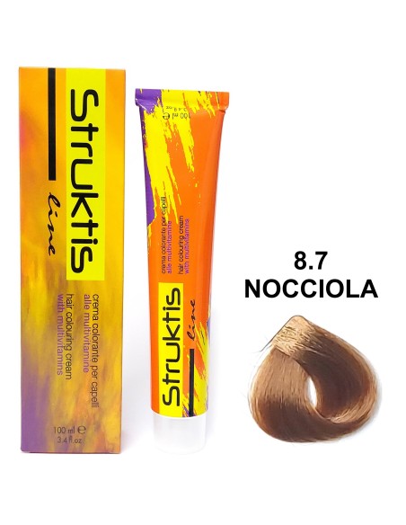 struktis crema colorante 100ml - 8.7 nocciola: tuttocasashop.it: igiene e cura della persona