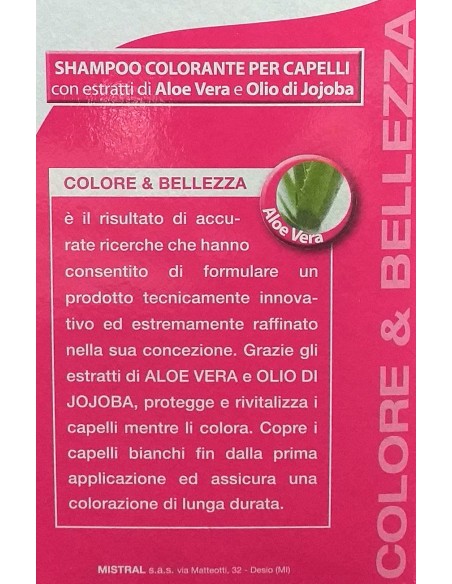 b&b bellezza benessere shampoo colorante capelli - n. 7 biondo: tuttocasashop.it: igiene e cura della persona