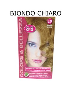 b&b bellezza benessere shampoo colorante capelli - n. 8 biondo chiaro: tuttocasashop.it: igiene e cura della persona