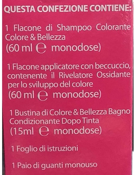 b&b bellezza benessere shampoo colorante capelli - n. 8 biondo chiaro: tuttocasashop.it: igiene e cura della persona