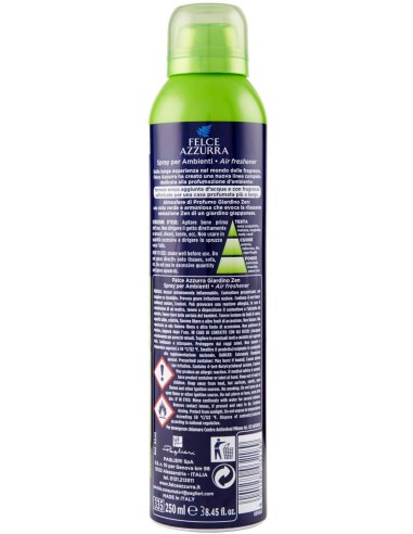 felce azzurra aria di casa deodorante - spray 250ml - giardino zen: tuttocasashop.it: pulizia e cura della casa