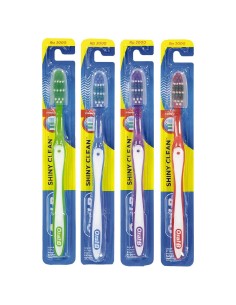 oral-b spazzolino shiny clean morbido - 35 soft - con capsula copri setole: tuttocasashop.it: igiene e cura della persona