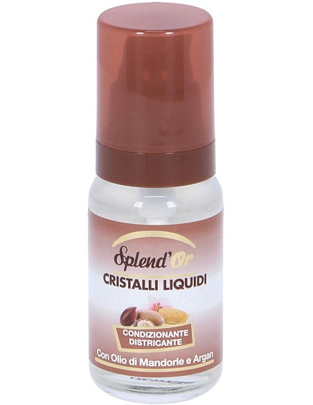splend'or cristalli per capelli - 50ml - districante - olio mandorle e argan: tuttocasashop.it: igiene e cura della persona