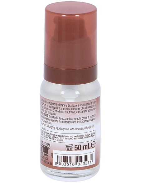 splend'or cristalli per capelli - 50ml - districante - olio mandorle e argan: tuttocasashop.it: igiene e cura della persona