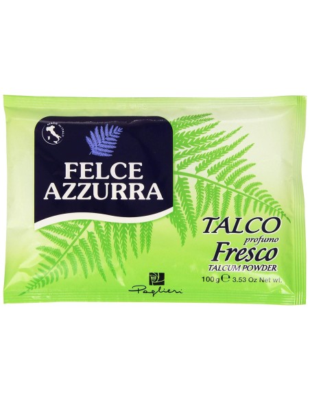 felce azzurra talco - busta da 100 grammi - fresco: tuttocasashop.it: igiene e cura della persona