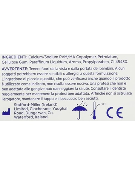 polident crema adesiva per dentiere - tubo da 40g - lunga tenuta imbattibile: tuttocasashop.it: igiene e cura della persona