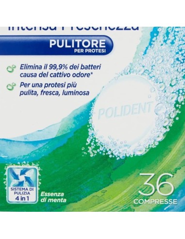 polident 36 compresse effervescenti - tripla freschezza - pulizia dentiere: tuttocasashop.it: igiene e cura della persona