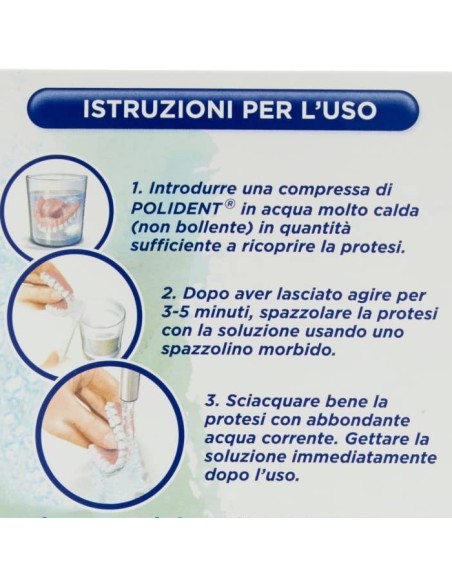 polident 36 compresse effervescenti - tripla freschezza - pulizia dentiere: tuttocasashop.it: igiene e cura della persona
