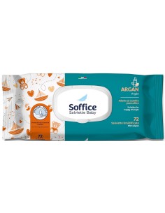 soffice salviettine imbevute - 72 pezzi - apertura pop-up - argan: tuttocasashop.it: igiene e cura della persona
