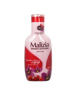 malizia bagnoschiuma 1000ml - bacche e fiori di goji: tuttocasashop.it: igiene e cura della persona