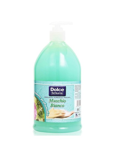 dolce sapone liquido con erogatore - 1 litro - muschio bianco: tuttocasashop.it: igiene e cura della persona