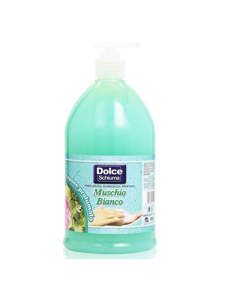 dolce sapone liquido con erogatore - 1 litro - muschio bianco: tuttocasashop.it: igiene e cura della persona