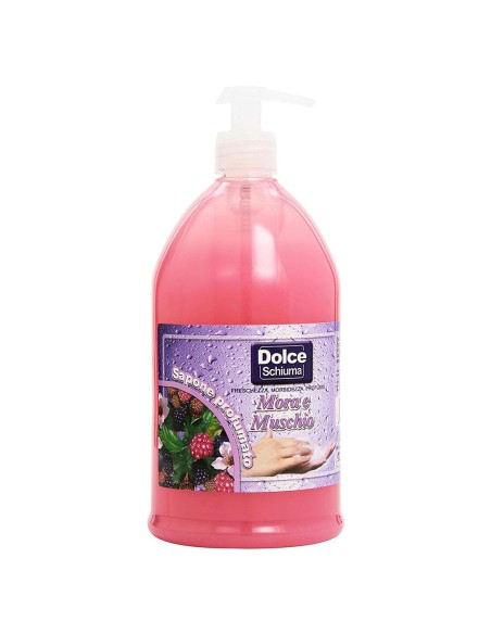 dolce sapone liquido con erogatore - 1 litro - mora & muschio: tuttocasashop.it: igiene e cura della persona