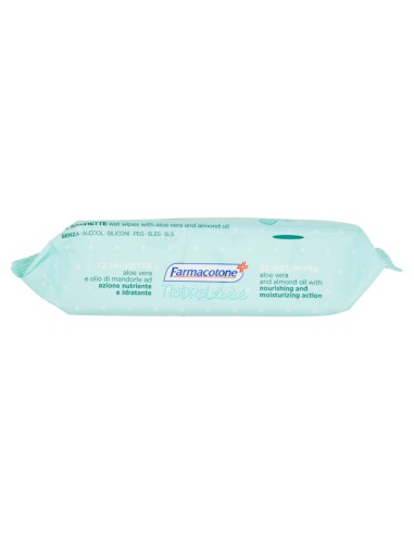 farmacotone natural bebe' 72 salviette detergenti aloe vera e olio mandorla: tuttocasashop.it: igiene e cura della persona