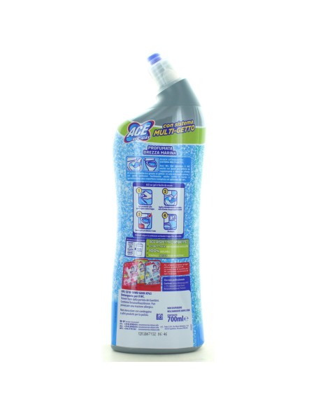 ace wc gel detergente - 700ml - brezza marina: tuttocasashop.it: pulizia e cura della casa