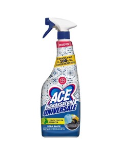 ace sgrassatore universale spray 600ml - senza candeggina - limone bergamott: tuttocasashop.it: pulizia e cura della casa