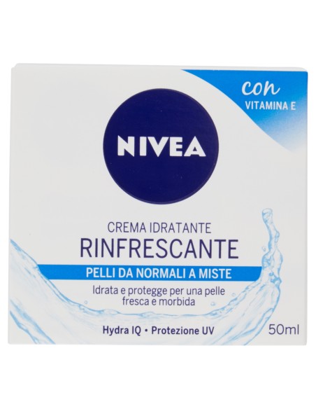 nivea crema viso 50ml - rinfrescante - per pelli normali o miste: tuttocasashop.it: igiene e cura della persona
