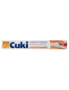 cuki carta da forno larghezza 33cm rotolo da 6m - goffrata - antiaderente: tuttocasashop.it: carta & monouso